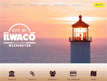 Tablet Screenshot of ilwaco-wa.gov